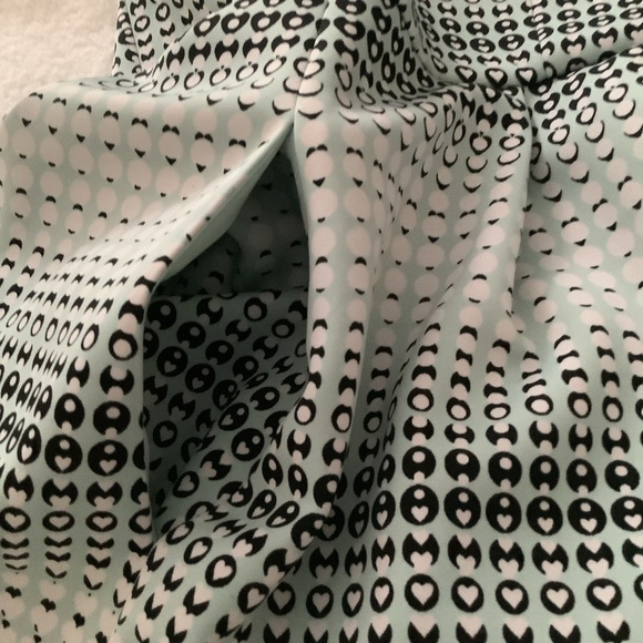 Guess dress mint green with black white dots built-in bra size 12 - Picture 9 of 9